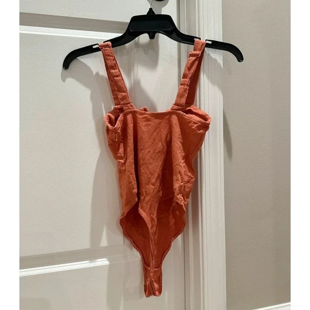 Free People Pippa V-Neckline Bodysuit